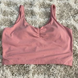 lululemon athletica Pink Crop Tank Top